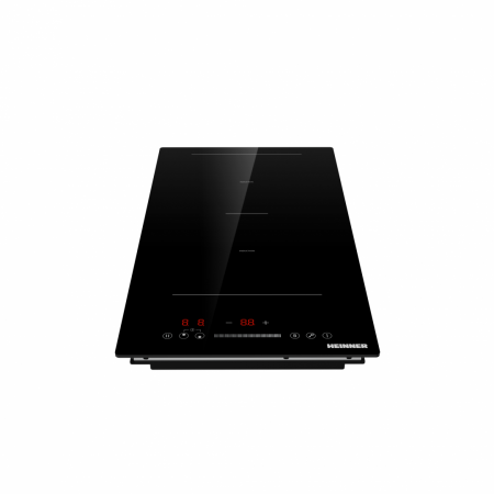 Plita incorporabila cu Inductie Heinner HBHI-M2ZB1FXTC, 2 zone de gatit, Boost, Control touch, Timer, Protectie copii, 30 cm, Negru [1]