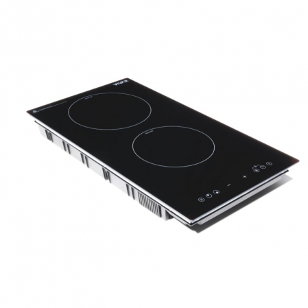 Plita incorporabila domino VIVAX BH-02MIN, Inductie, Doua zone de gatit, Boost, Control touch, Timer, 3500 W, Timer digital, Protectie copii, Indicator caldura reziduala, Sticla securizata, 30 cm, Neg [5]