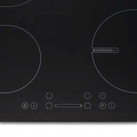 Plita incorporabila Heinner HBHI-V594BSC, Inductie, 4 zone de gatit, Touch control, Boost 4 zone, 60 cm, Sticla neagra [2]