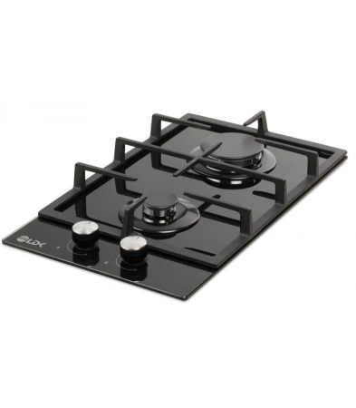 Plita incorporabila LDK Linares JZ2BK30, Tip alimentare: Gaz, 2 arzatoare, Aprindere electrica, Gratare fonta, Siguranta, 30 cm, Negru [1]