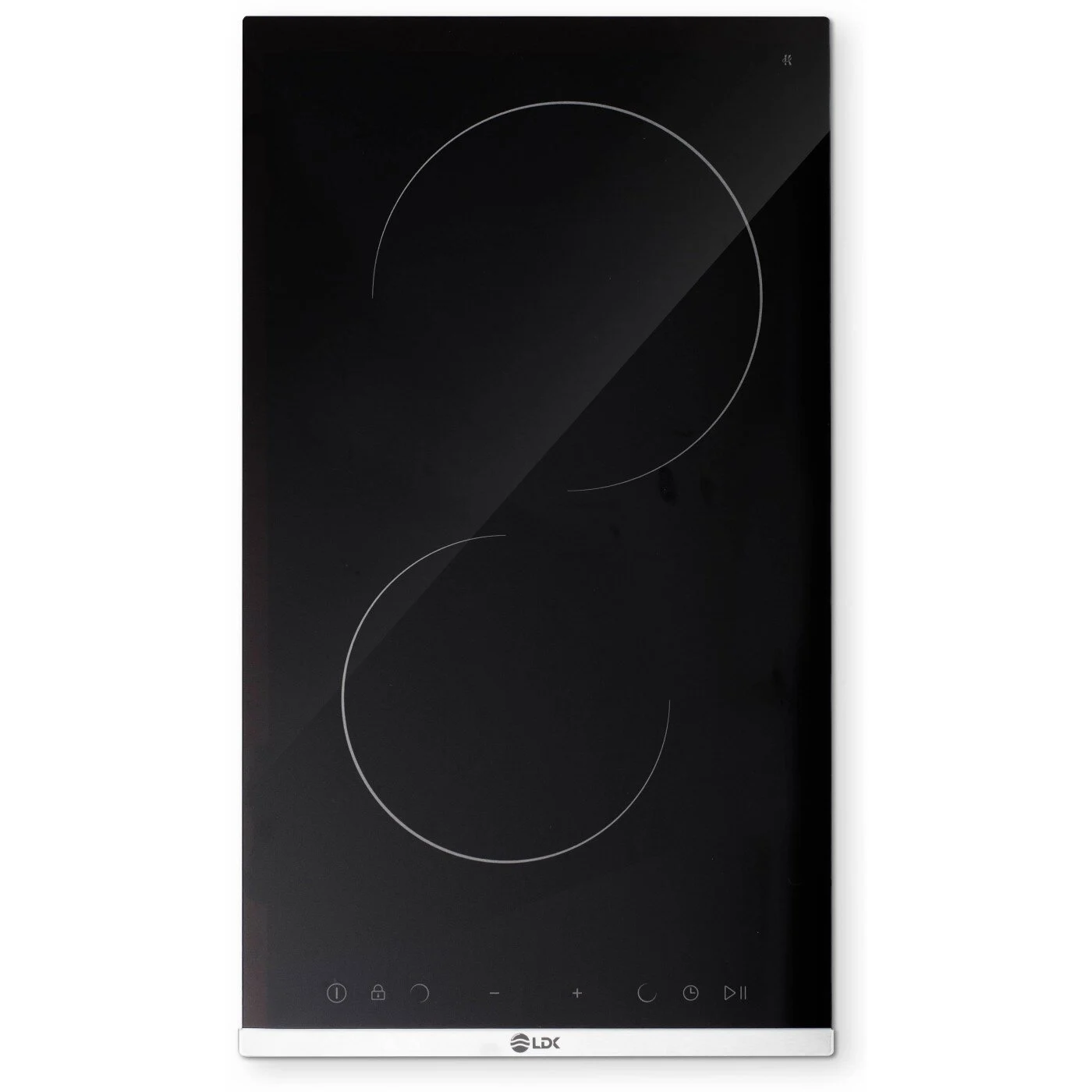 Electronice & Electrocasnice - Plita incorporabila vitroceramica LDK 2VBK, 2 zone de gatit, Control Touch, Timer, Blocare acces, Dimensiuni (Î x L x A) (cm): 5 x 30 x 51, Negru