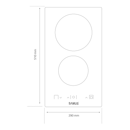 Plita incorporabila vitroceramica Samus PSVE-32BMG5 [6]