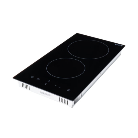 Plita incorporabila vitroceramica, VIVAX BH-02MVC, Doua zone de gatit, Boost, Control touch, Timer, 3000 W, Timer digital, Setari putere in 9 trepte, Protectie copii, Indicator caldura reziduala, Stic [4]