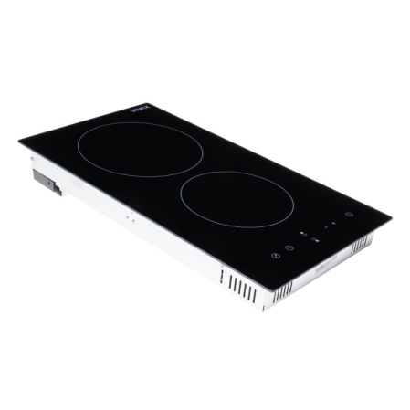 Plita incorporabila vitroceramica, VIVAX BH-02MVC, Doua zone de gatit, Boost, Control touch, Timer, 3000 W, Timer digital, Setari putere in 9 trepte, Protectie copii, Indicator caldura reziduala, Stic [1]