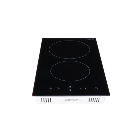 Plita incorporabila vitroceramica, VIVAX BH-02MVC, Doua zone de gatit, Boost, Control touch, Timer, 3000 W, Timer digital, Setari putere in 9 trepte, Protectie copii, Indicator caldura reziduala, Stic [2]