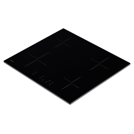 Plita inductie incorporabila NobelTek NHI-85604B, 60 cm, control touch, 4 arzatoare, detectare vase de gatit, timer, 9 trepte de putere, indicator caldura reziduala, child lock, Negru [1]
