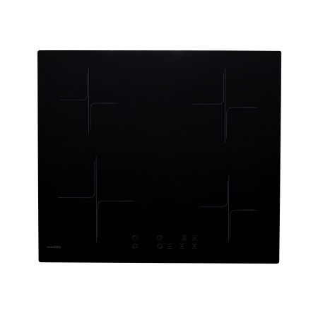 BUCATARIE - Plita inductie incorporabila NobelTek NHI-85604B, 60 cm, control touch, 4 arzatoare, detectare vase de gatit, timer, 9 trepte de putere, indicator caldura reziduala, child lock, Negru