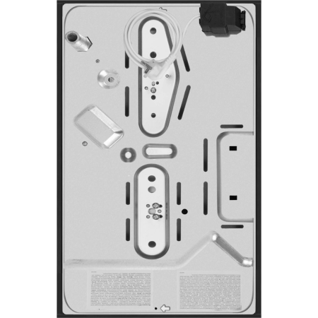 Plita pe gaz Hansa, 30 cm, 2 zone de gatit, inox [3]