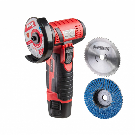 BRICOLAJ - Polizor unghiular cu acumulator12V 2Ah 75x10mm RD-CAG72