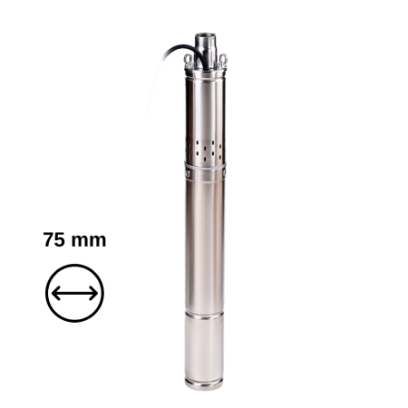 Pompe submersibile - Pompa de foraj cu surub Gmax 3EGDa-370, debit 1.8 m3/h, diametru pompa 75 mm, putere 370 w