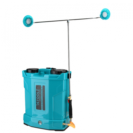 Pompa de stropit cu acumulator 20L, 5 duze, debit 2.6 l/ min, presiune 5.5 bar, Detoolz DZ-PA1011-S001-G01 [4]