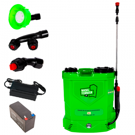 GRADINA - Pompa de stropit cu acumulator, Micul Fermier 12L, MF-PA1004-S001-G01