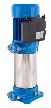 Pompe de suprafata - Pompă multietajată autoamorsantă verticală trifazată Gmax HMC90-7SV, 2 HP, 5,4 m³/h, aspiratie de la 8 m, Hmax 82 m, presiune 8,2 bar, 1 tol