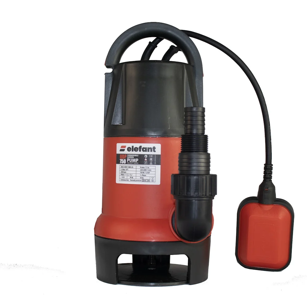 Pompe de apa murdara - Pompa pentru apa murdara QDP750, debit 11000 l/h, adancime 7 m, putere 750 W