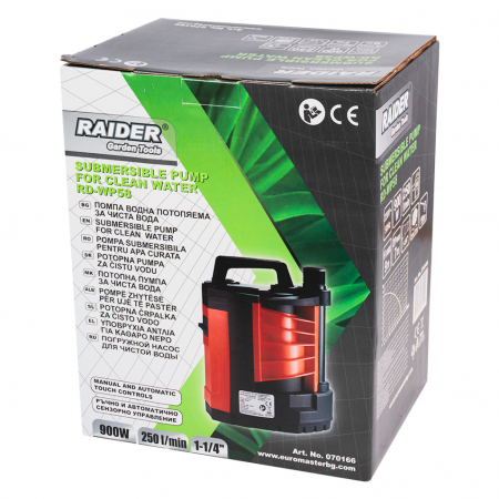 Pompa submersibila 900W 1-1/4"250L/min 9m Senzor RD-WP58 [2]