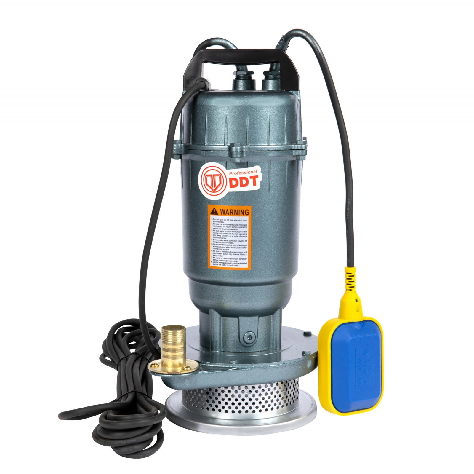 Pompe submersibile - Pompa submersibila apa curata cu plutitor, DDT, QDX1.5-45-1.1, 1100 W, debit 3 mc/h, refulare 45 m, 1 tol