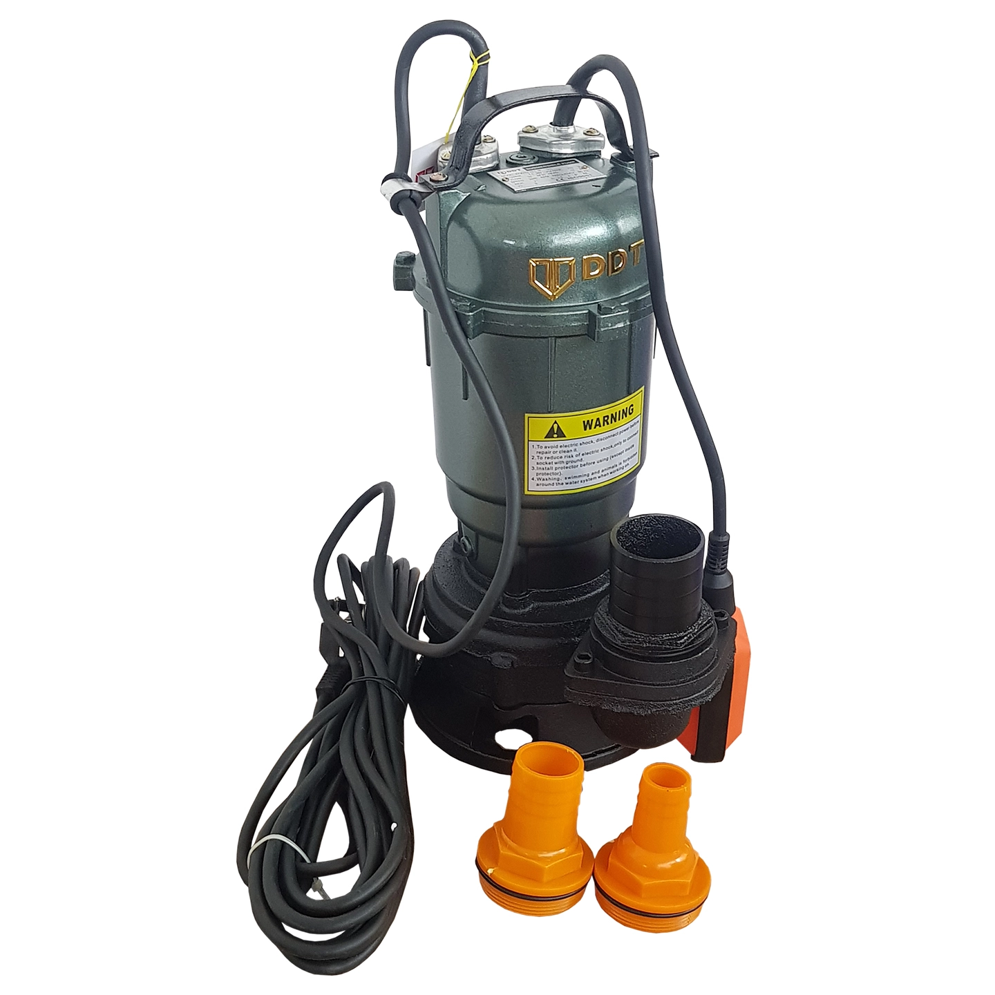 Pompa submersibila apa murdara, cu plutitor, fara tocator, DDT, WQD10, 2200 W, 10 m³/h, 8 m [3]