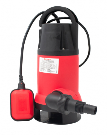 Pompa submersibilă BAR‑CSP900 cu flotor – 900 W, corp plastic, pentru apă murdară, debit 14–15 m³/h, refulare 8,5 m, adâncime 7 m, flotor automat, racord 1″–1½″, cablu 10 m [1]