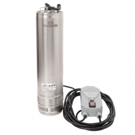 GRADINA - Pompa submersibila centrifugala multietajata Wasserkonig SI50110/5, diametru 5", 1200 W, debit 6600 l/h, inaltime refulare 50 m