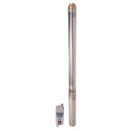 Pompa submersibila centrifugala multietajata Wasserkonig WKM5600-105/3.5, diametru 3.5", putere 1850 W, debit 5700 l/h, inaltime refulare 102 m [5]