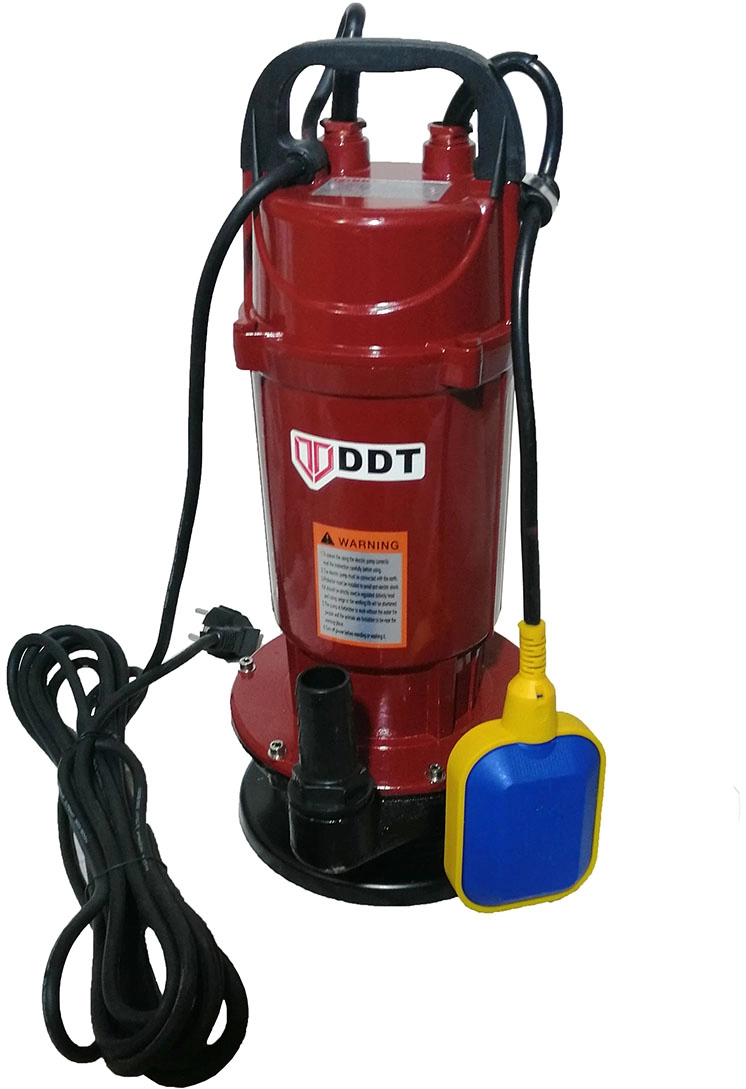 GRADINA - Pompa submersibila cu plutitor, DDT, QDX35, 850 W, refulare 50 m, debit 3 m³/h, Rosu/Negru