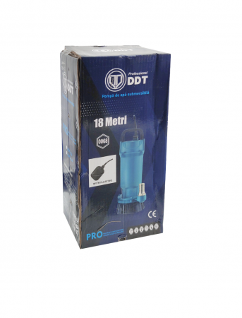 Pompa submersibila cu plutitor DDT, QDXS-0,4F, 400 W, 1.5 m³/h, 2860 Rpm, 18 Metri [2]
