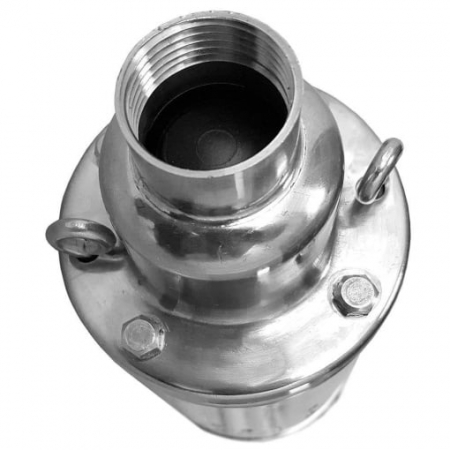 Pompa submersibilă cu șurub BAR 4QGD100, 1.00 HP (0.75 kW), 230V, debit 3.0 m³/h, adâncime până la 8 m, corp din oțel inoxidabil, pentru apă curată și ușor murdară, ideală pentru fântâni, rezervoare ș [1]