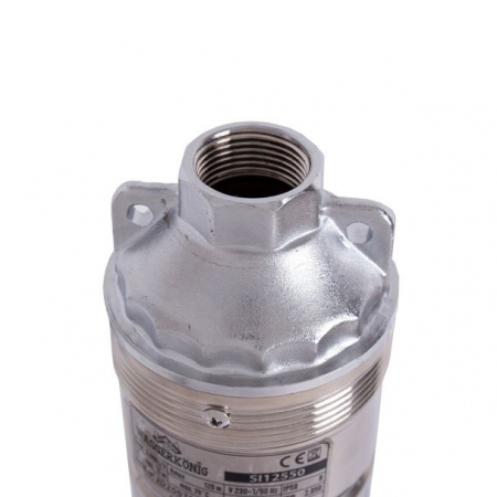 Pompa submersibila cu surub Wasserkonig SI12550, pentru ape curate, diametru 4", putere 1600 W, debit 3000 l/h, inaltime refulare 125 m [4]