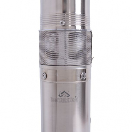 Pompa submersibila cu surub Wasserkonig SI8550, pentru ape curate, diametru 4", inox, putere 1150 W, debit 3000 l/h, inaltime refulare 85 m [3]
