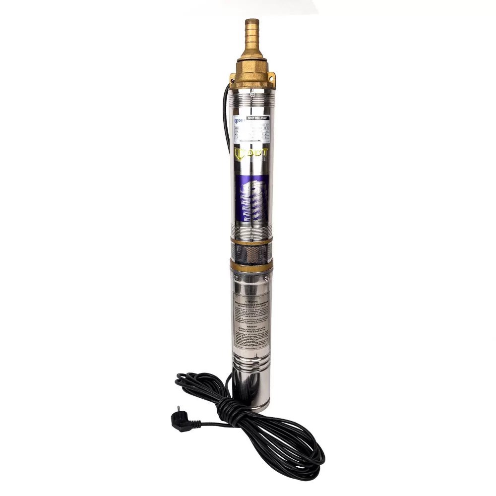 GRADINA - Pompa submersibila de adancime 8 turbine DDT PROFESIONAL 4QJD2-8, 1100 W, 120 m inaltime, 5 mc/h, 1"