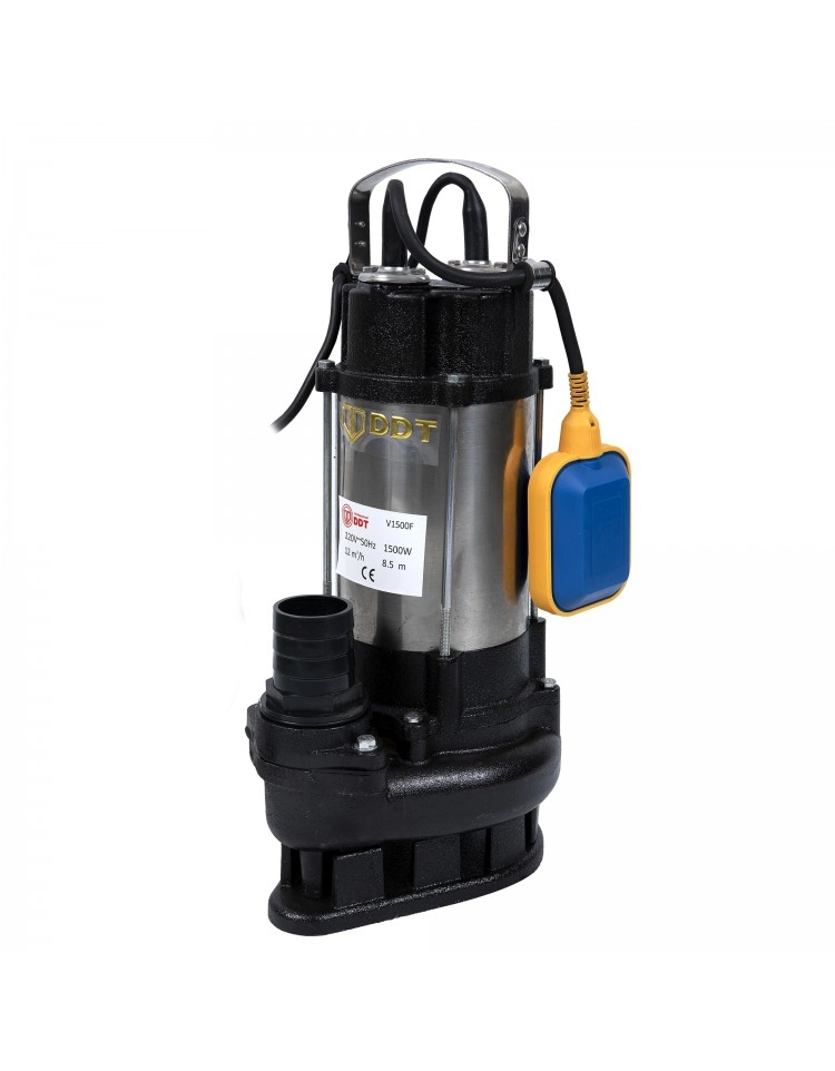 Pompe de apa murdara - Pompa submersibila de apa murdara DDT V1500F, 1500 W, debit 12 mc/h