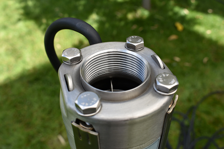 Pompa submersibila de foraj Gmax 4SPD309-0.55 cu 9 turbine de inox, debit 4 m3/h, putere 550 w, coloana 57 m, cupru [2]