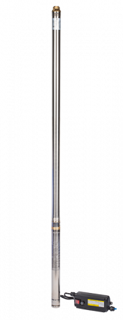 Pompe submersibile - Pompa submersibila de foraj Gmax 50QJD 50QJD130-0.25, Debit 1.5 m3/h, Diametru 53 mm, Putere 250 w,  coloana 37 m