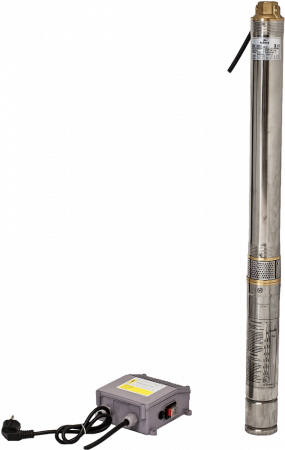 GRADINA - Pompa submersibila de foraj Gmax 75QJD122-0.55, diametru pompa 75 mm, debit 2.8 m3/h, putere 550 w, coloana de apa 79 m