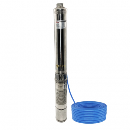 Kit complet sistem hidrofor-Pompa submersibila de mare adancime, DDT, 4SDM3-11, debit 8 m³/h, 1800 W, 11 turbine, Inox, refulare la 150m [1]