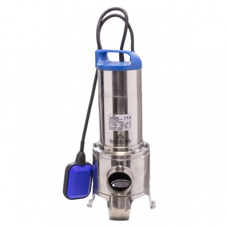 Pompe de apa murdara - Pompa submersibila din inox Wasserkonig PSI10, particule max. 10 mm, putere 850 W, debit 18000 l/h, inaltime refulare 10 m