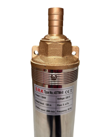 Pompa submersibila DRK, Model 4STM4-8, putere 1.5 kW, 8 turbine, debit 5m 3/h [3]