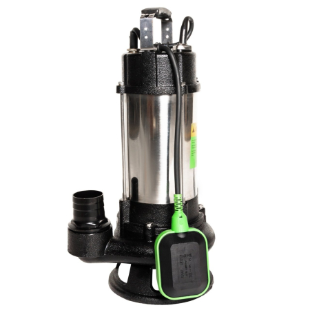 Pompe de apa murdara - Pompa submersibilă Micul Fermier 1.1 kW, 12000 l/h, înălțime pompare 13.5 m, cu tocător, oțel inoxidabil