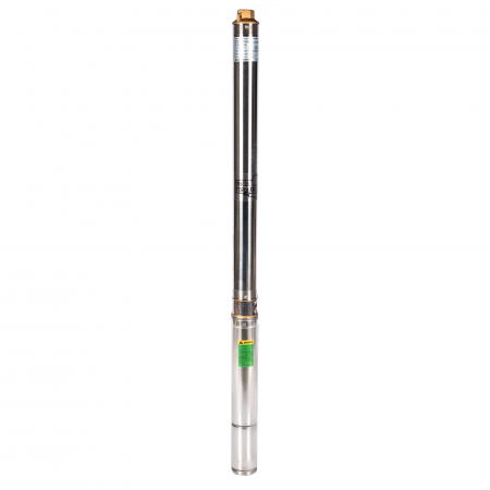 Pompe submersibile - Pompa submersibila pentru apa curata Micul Fermier, 24 turbine, 0.75KW, diametru pompa 77mm, debit 3600l/h, inaltime maxima pompare 110m