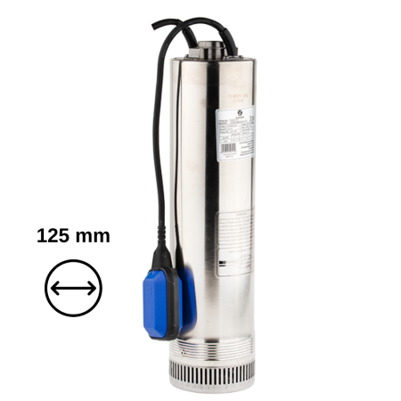 Pompe submersibile - Pompa submersibila pentru put de 43 m, Gmax 404А-0,75, debit 7,8 m3/h, putere 0,75 kW