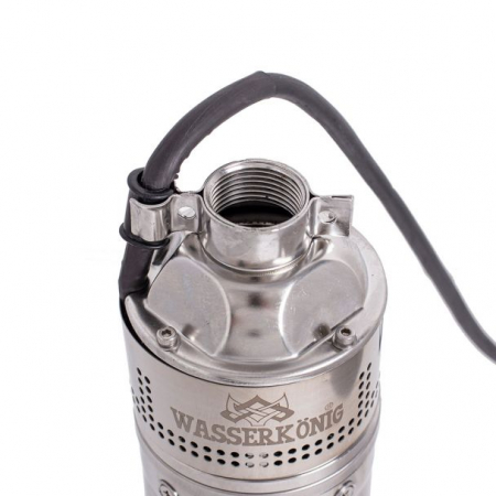 Pompa submersibila periferica Wasserkonig SI6253, diametru 4", inox, putere 1200 W, debit 3180 l/h, inaltime refulare 62 m [3]