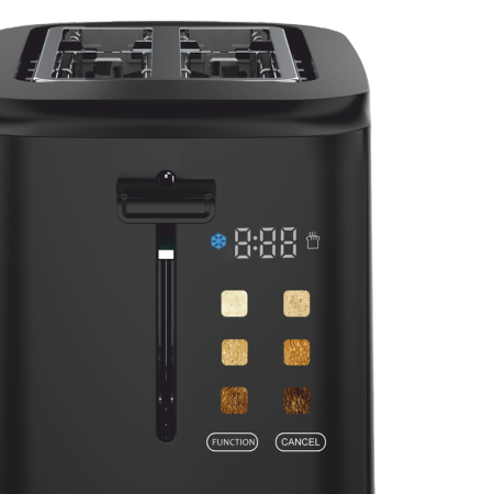Prajitor de paine Daewoo DBTCT80B, putere 800 W,Display LED, functie reincalzire, functie decongelare, tavita pentru firimituri, control electronic rumenire, carcasa Cool Touch, culoare negru [2]