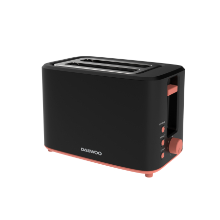 Marelvi - Prajitor de paine Daewoo, putere 700 W, functie reincalzire, functie decongelare, indicator luminos, tavita pentru firimituri, spatiu depozitare cablu, control electronic rumenire, carcasa Cool Touch,