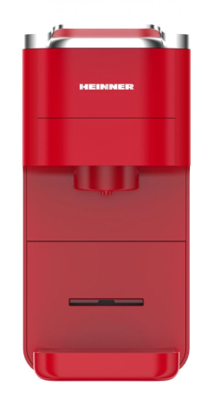 Espressor cu Capsule Heinner Cafe Supreme HEMC-DD15RED, 1525 W, Rezervor 1,5 L, Compatibil Nespresso, Dolce Gusto, ESE Pods și Cafea Măcinată, Ecran Digital Touch, Detectare Inteligentă Capsule, Preîn [1]