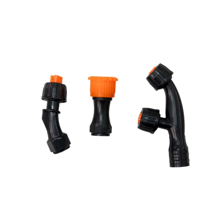 Pulverizator electric RURIS RS TANK 9000, rezervor 90 L, baterie 12V 12Ah, presiune 7 bari, debit 5 L/min, furtun 50 m, lance telescopică metalică, autonomie 4 ore [12]