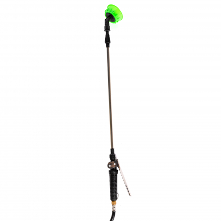 Pulverizator pe acumulator 90L, presiune 7 bar, lance 77 cm, debit 5L/min, furtun 50 m, Micul Fermier [10]