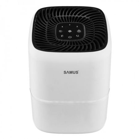 Purificator aer Samus Purify 18, suprafata de acoperire 18 mp, control touch, 4 trepte, ionizare, filtru HEPA, Alb [2]