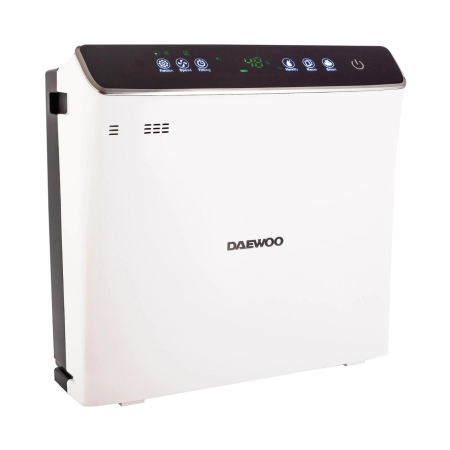 Marelvi - Purificator de aer si umidificator Daewoo Sda DAP400, putere 75 W, suprafata purificata a aerului in 15 minute de 33-38 m2, volum debit aer 300 m3/h, capacitate rezervor apa 2.4 litri, putere lama UV
