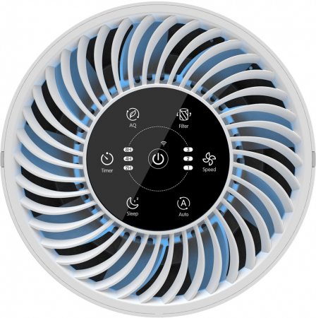 Purificator Tesla Air3, CADR 200 m3/h, Senzor calitate aer, WiFi, Timer, Filtru HEPA, Alb [3]