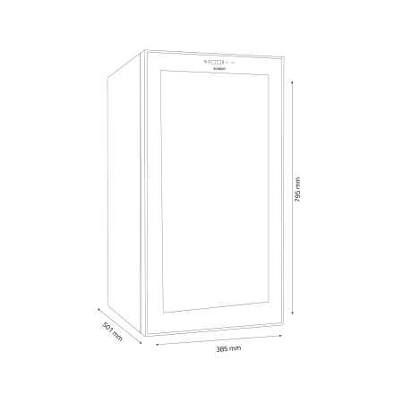 Racitor pentru vin Samus SRV55CRC [2]